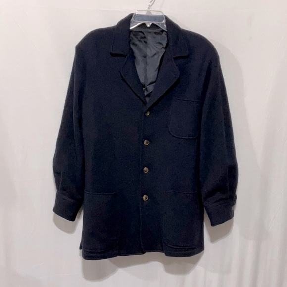 CASHMERE jacket blazer NEIMAN Marcus by NIGEL’S button front pockets part lined - Picture 13 of 13